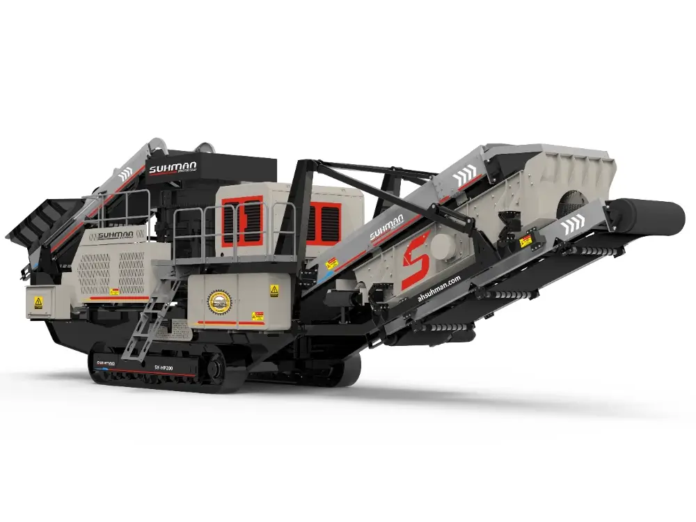 Компактная мобильная конусная дробилка SUHMAN SY-HP200